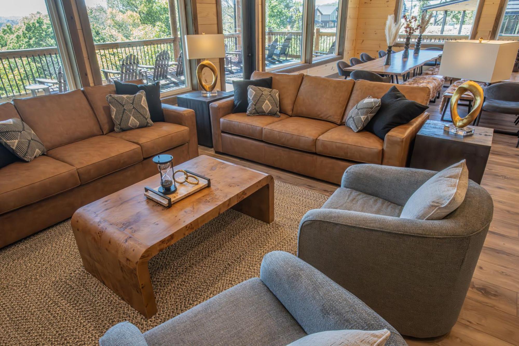 Luxury 12-Bedroom Cabin With Indoor Pool, Hot Tub & Movie Theater, Sleeps 36 Сев'єрвілл Екстер'єр фото